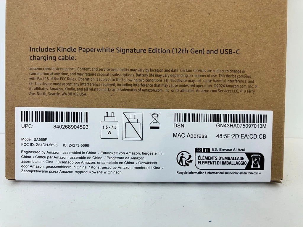 Amazon Kindle Paperwhite Signature Edition 32GB